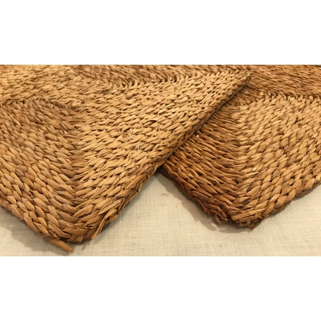 Vintage Woven Straw Placemats Set of 4 Chairish