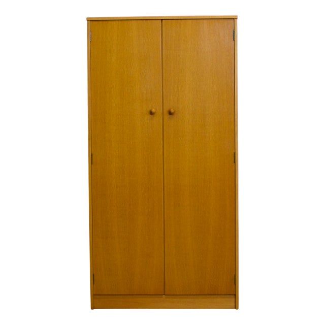 Vintage Oak Wardrobe from Herbe, 1960s For Sale