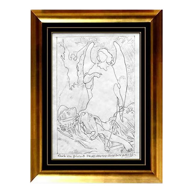 Late 20th Century Study Jacob's Dream, Guillaume Azoulay For Sale
