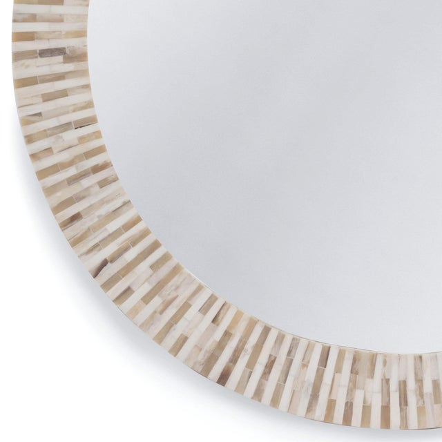 Regina Andrew Multitone Bone Mirror For Sale - Image 4 of 4
