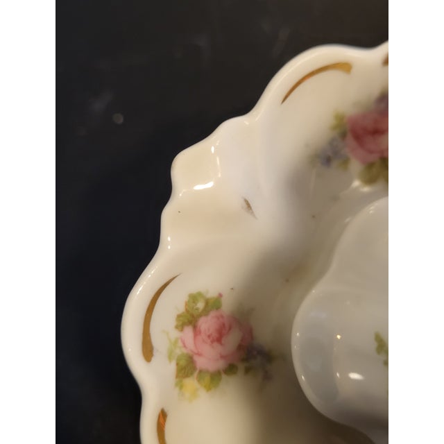 Vintage Austrian Porcelain Hatpin Holder For Sale - Image 12 of 13