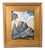2020s William Hawkins Mountain & Clouds Landscape Oil Painting Including the Antiqued Gold Wood Frame For Sale - Image 5 of 5