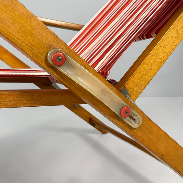 Italian Modern Capri Deck Chair from Fratelli Reguitti, 1960s For Sale - Image 10 of 17