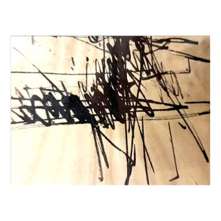 Jacques Germain -Untitled - Original Signed Ink C.1970 For Sale