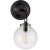 Katie Small Globe Sconce in Bronze with Clear Glass Designer: Thomas O'Brien Height: 12.5" Extension: 9.75" Backplate:...