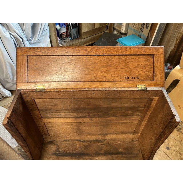 Antique Clark’s Mile‑End Spool Cotton Cabinet – Late 1800s Store Display - Unique Side Table For Sale - Image 12 of 16