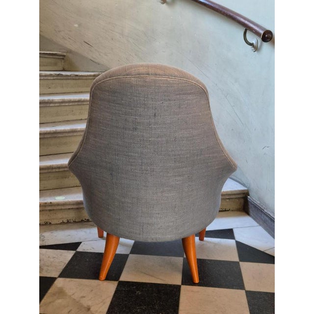 Scandinavian Modern Lilla Eva Armchair by Kerstin Hörlin-Holmquist for Nordiska Kompaniet For Sale - Image 10 of 15