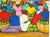 Wood Vintage Haitian Folk Art Market Scene Oil Painting Signed F. Ambroise For Sale - Image 7 of 8