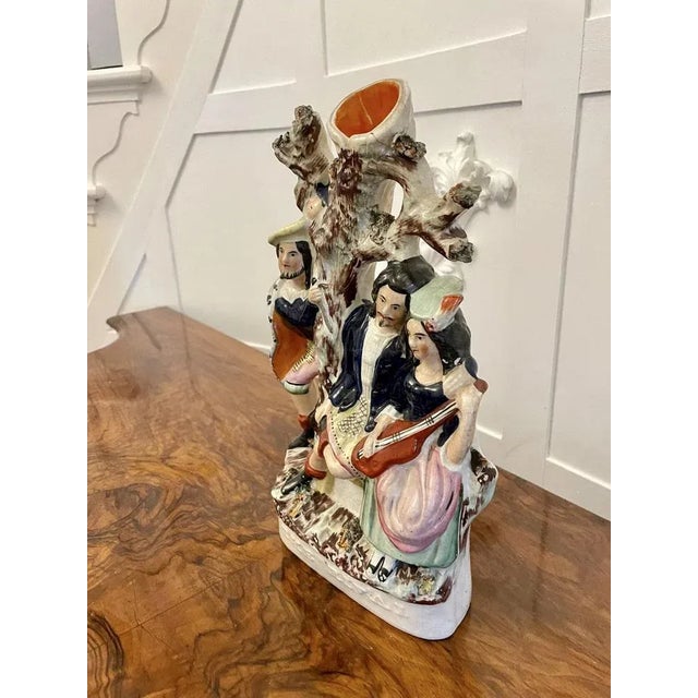 19th Century Staffordshire Flatback Figure, 1860s For Sale - Image 4 of 11