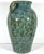 Green Zanesville Stoneware Co. Neptune Floor Vase c. 1920 Rare For Sale - Image 8 of 10
