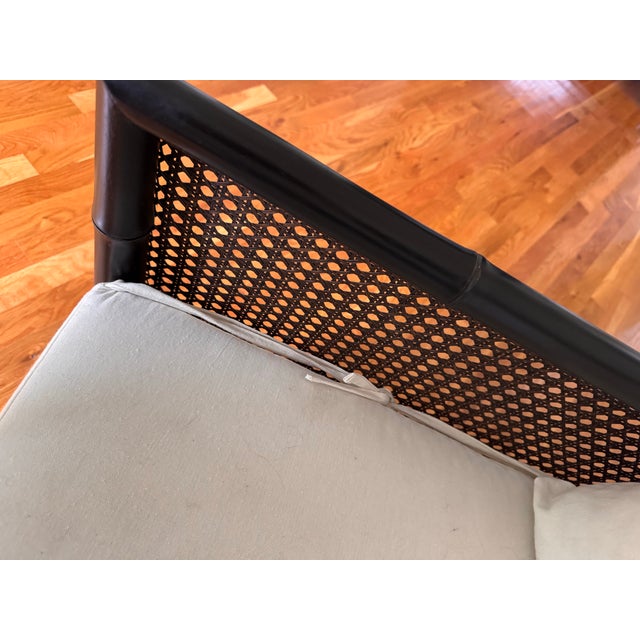 1990s 1990s Pair of Cane Accent Chairs For Sale - Image 5 of 7