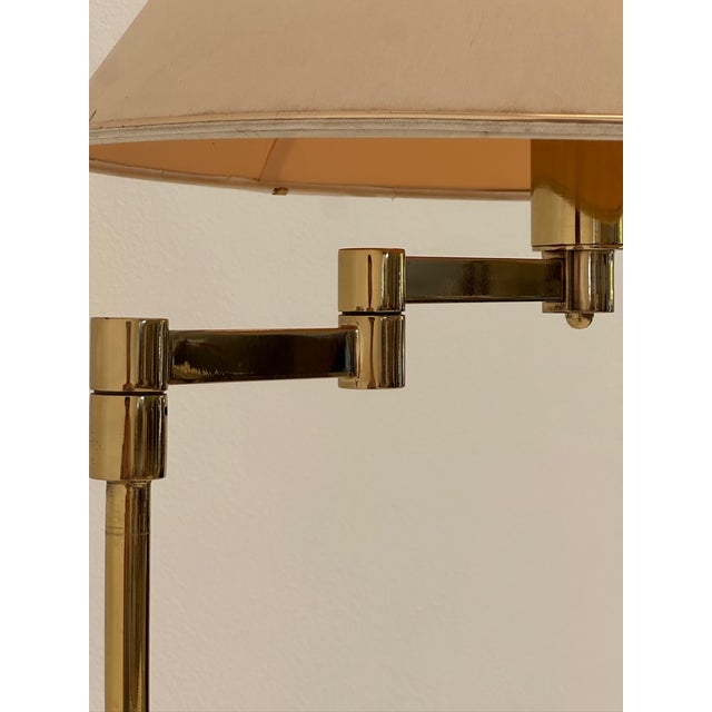 Brass Floor Lamp, 1980s For Sale - Image 4 of 12
