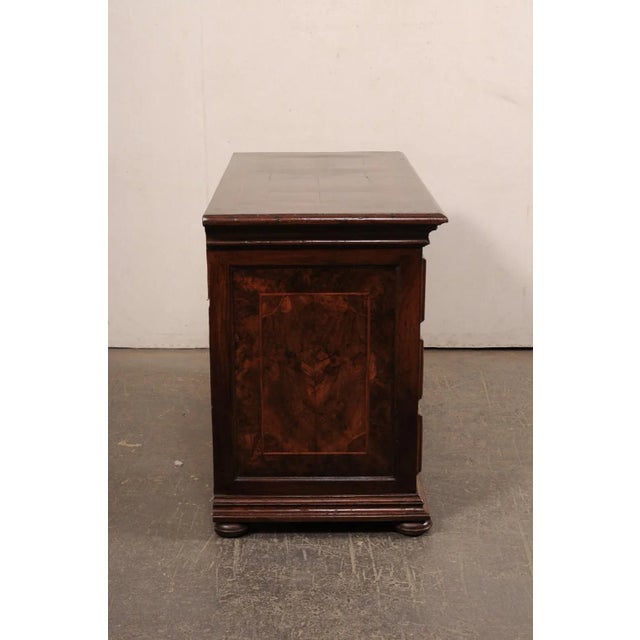 18th Century Italian Chest with Burl Veneer For Sale - Image 9 of 11