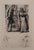 Alméry LOBEL-RICHE (1877-1950) Lively Discussion Original engraving On antique vellum (The House of Dances) 19 x 28 cm...