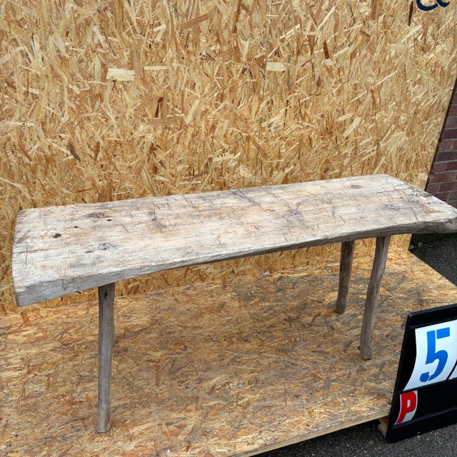 1950’s Original Hungarian Butchers Table – Wide Leg Stance. Solid heavy practical butchers table from Hungary. Used...