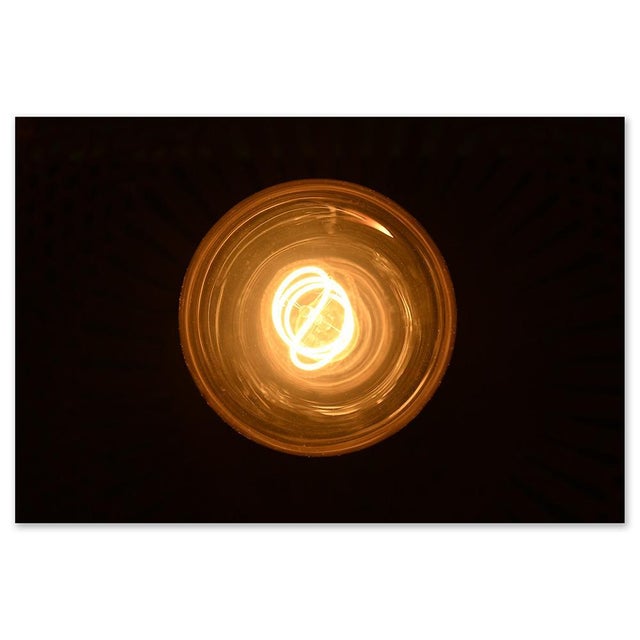 Metal Vintage Industrial Ceiling Light For Sale - Image 7 of 8