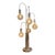1970s Cascading Chrome Waterfall LargeTable Lamp Attributed to Sonneman For Sale