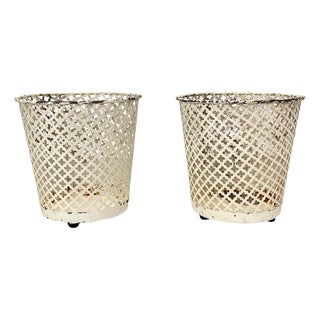 Set of Flower Pot Plant Stands attributed to Mathieu Mategot, France, 1950s, Set of 3 For Sale