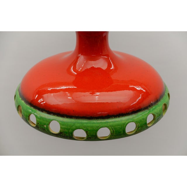 Large Handmade Ceramic Pendant Lamp, Italy, 1960s For Sale - Image 10 of 13