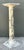 This vintage marble column pedestal channels the enduring elegance of Neoclassical design. Carved from richly veined...