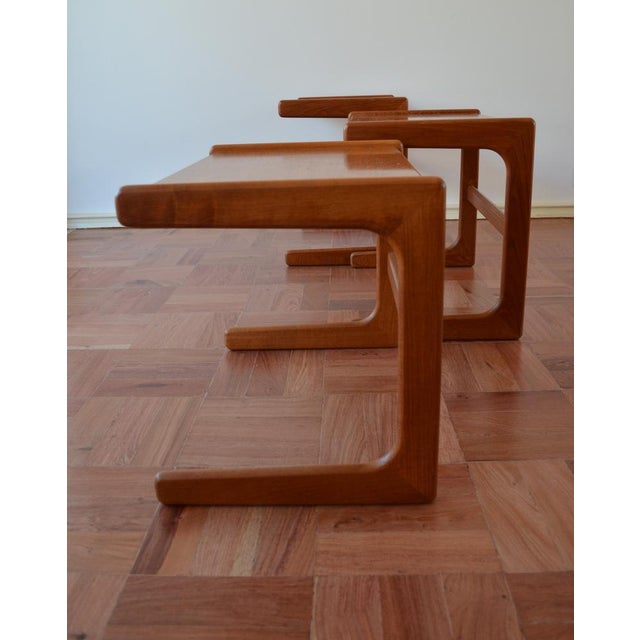 Nesting Tables from Salin Nyborg, Danemark, 1960s, Set of 3 For Sale - Image 4 of 10