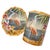 1980s Set of 3 1980's Hand-Painted Tropical "Palm Coast" Bathroom Sink Set by Carter Club For Sale - Image 5 of 8