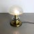 Modernist German Glass and Brass Mushroom Table Light by Doria Lights, 1970s For Sale - Image 13 of 16