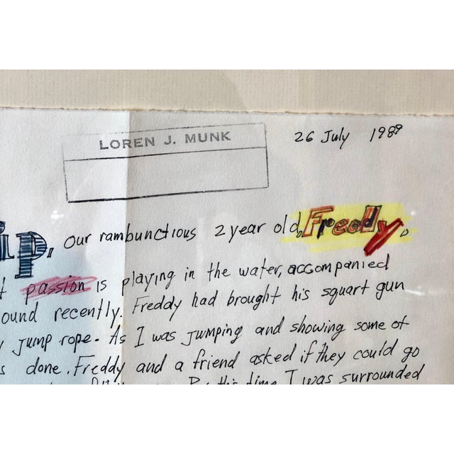 Loren Munk, Mixed Media Neo Expressionist Photo Collage Painting Drawing Kids in NYC Park, 1989 For Sale In Miami - Image 6 of 8