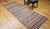 Vintage 1920s American Rag Runner, Handwoven Wool & Cotton Stripes, 4x9 For Sale - Image 16 of 16