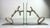 Silver Mid-Century Hand Forged Steel Book Ends For Sale - Image 8 of 8