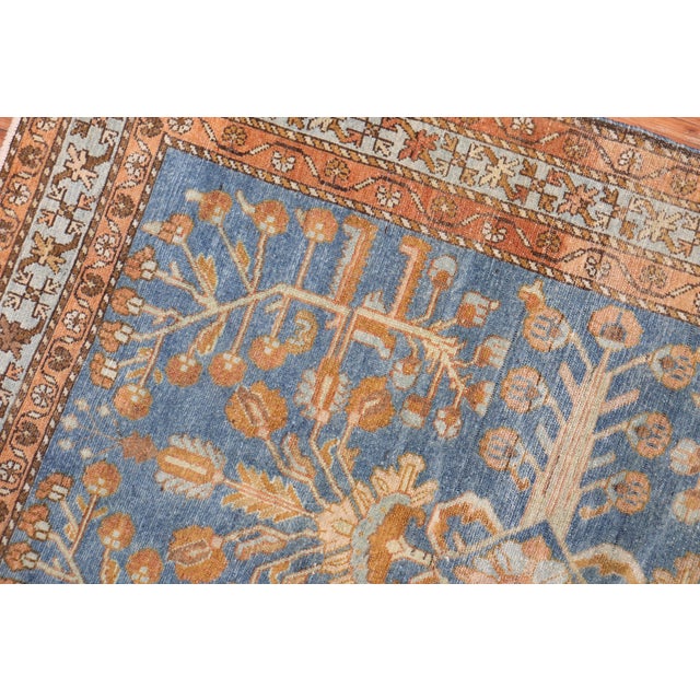 Persian Antique Persian Lilihan Rug - 3'7" x 4'11" For Sale - Image 3 of 9