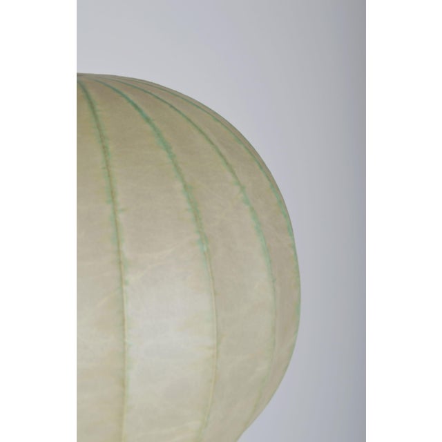 Vintage Cocoon Pendant Lamp attributed to Goldkant Leuchten, 1960s For Sale - Image 6 of 7