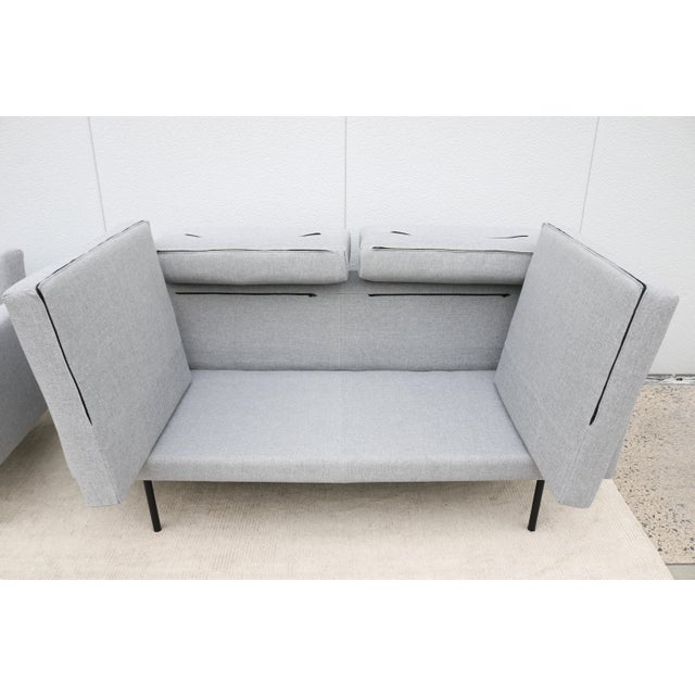 Contemporary Andreu World and Gensler Design Element Sofa and Lounge Chair, Set of 2 For Sale - Image 16 of 18