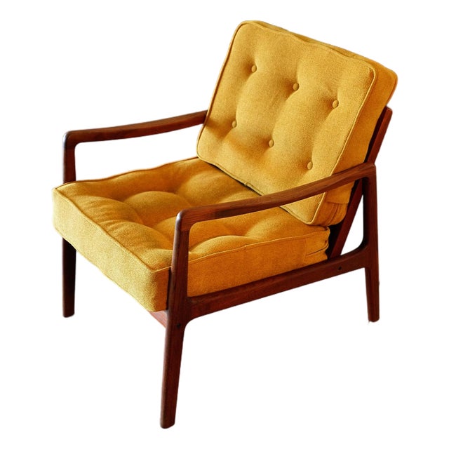 Ole Wanscher Model Pd 109 Lounge Chair for France & Søn, Denmark, C. 1963–1966 For Sale