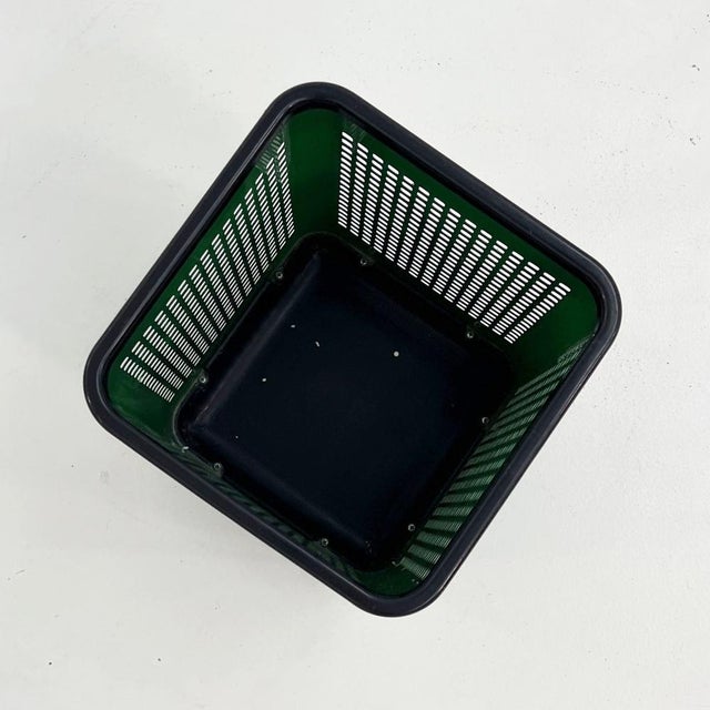 Green Perforated Bin from Neolt, 1980s For Sale - Image 4 of 7