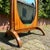 Brown Empire Walnut Standing Mirror For Sale - Image 8 of 12