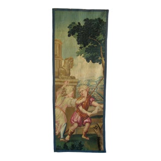 Flemish Brussels Tapestry Children Playing in a Garden, Circa 1680 For Sale