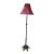 Antique Art Deco Cast Iron Floor Lamp by Rembrandt For Sale