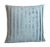 Large reversible/double-sided custom-tailored pillow created from a French ultra-soft cotton blended velvet striped fabric...