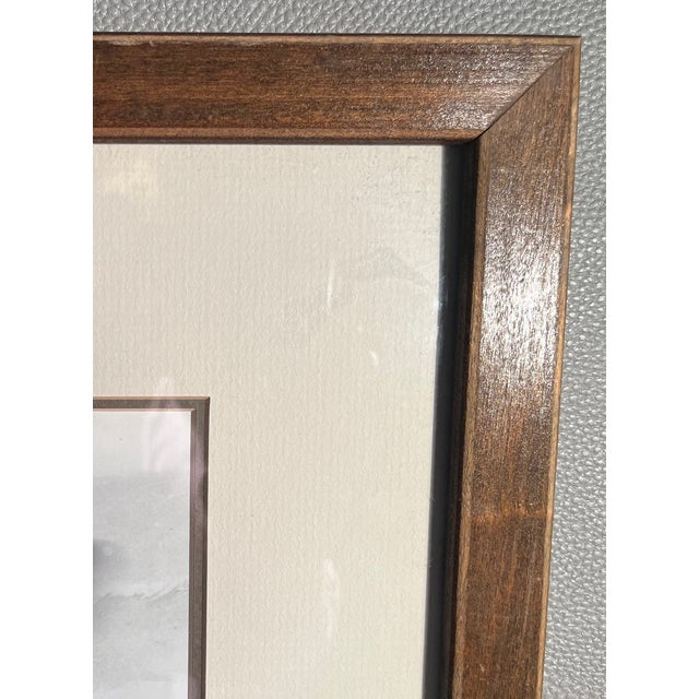 A treasured lithograph print by Andrew Wyeth that is rustic, yet refined. This is from an original watercolor that he...