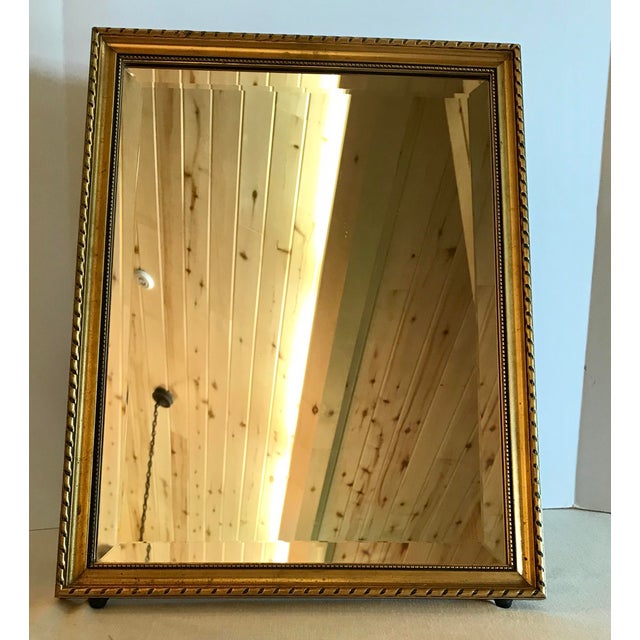 Vintage Gold Frame Vanity Mirror Chairish