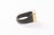 Black Byzantine Bronze Ring W 21k Square Accent, Size 8 For Sale - Image 8 of 12