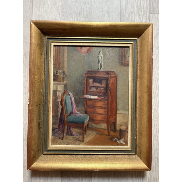 Marie Louise Doerr-Monod, House, 1890s-1900s, Painting, Framed For Sale - Image 4 of 4