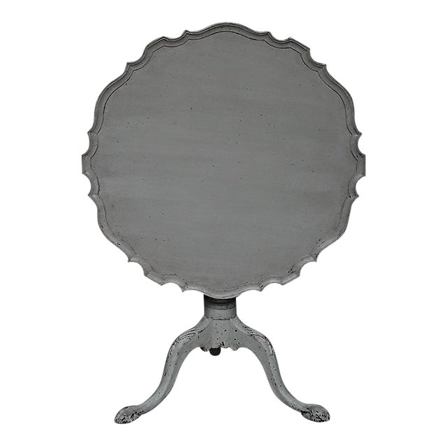 Antique Tilt Top Table With Pie Crust Edge Chairish