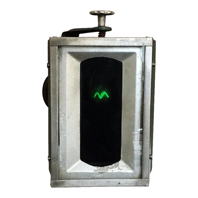 Mid-Century Modern Italian Nickel-Plated Darkroom Photographer Light, 1950s For Sale