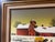 Cinnamon Signed H. Hargrove Winter Farm Landscape Oil Painting With Attached Gallery Light For Sale - Image 8 of 9
