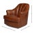 Classic Leather Swivel Chair For Sale - Image 12 of 12
