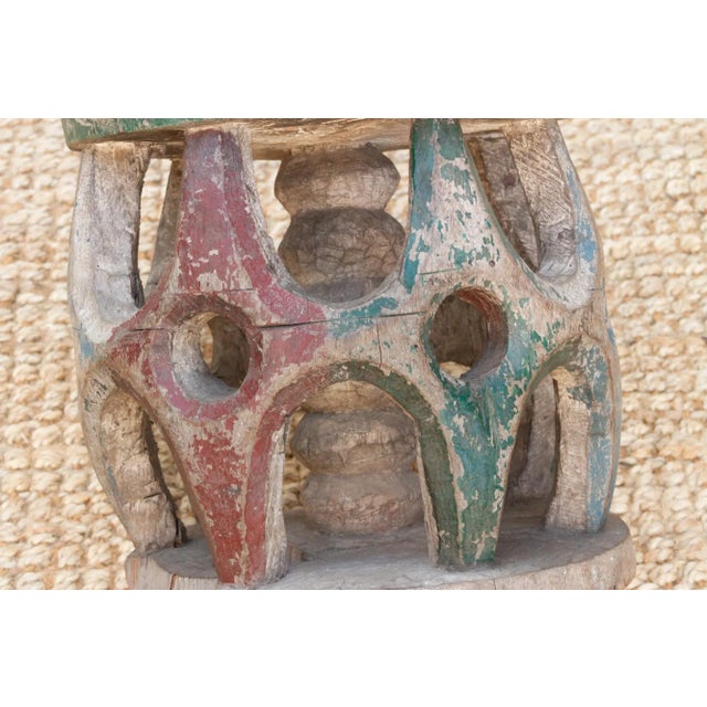Wood Antique West African Ceremonial Stool For Sale - Image 7 of 8