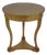 Gold Painted 2 Tier 1 Drawer Empire End Table For Sale