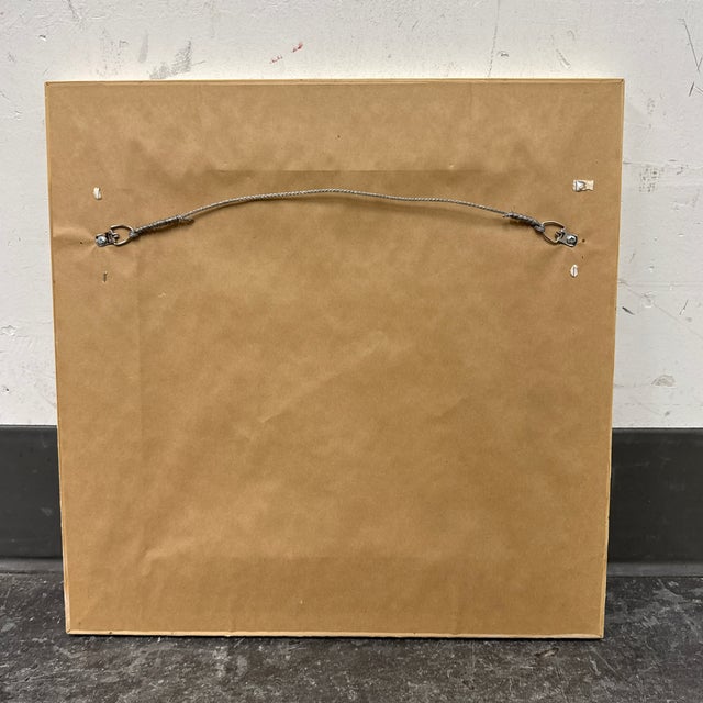 Portrait of Woman With Paisley Overlay, Framed For Sale - Image 12 of 12